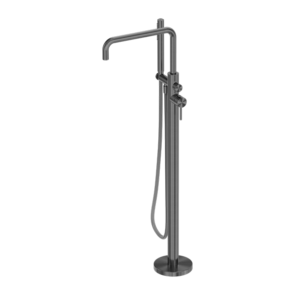 Nero Zen SS316L Freestanding Bath Mixer With Outdoor Shower Hose