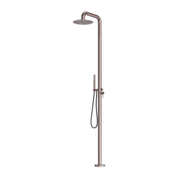 Nero Zen SS316L Outdoor Freestanding Shower Column