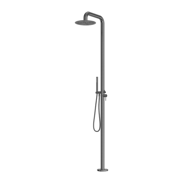 Nero Zen SS316L Outdoor Freestanding Shower Column