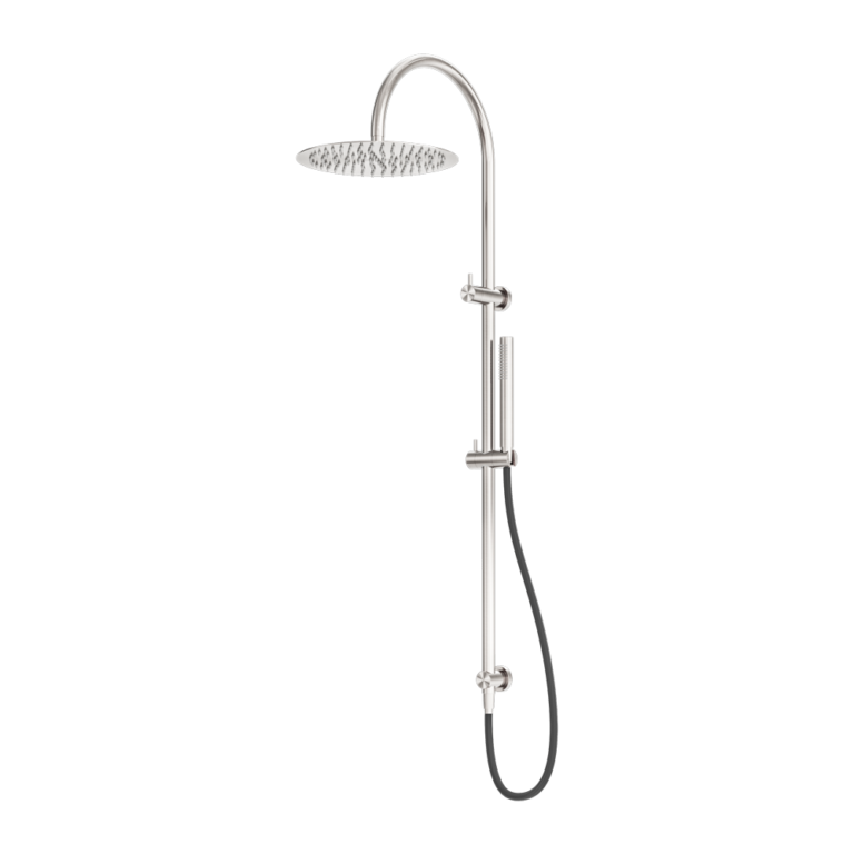Nero Zen SS316L Twin Shower With Outdoor Shower Hose