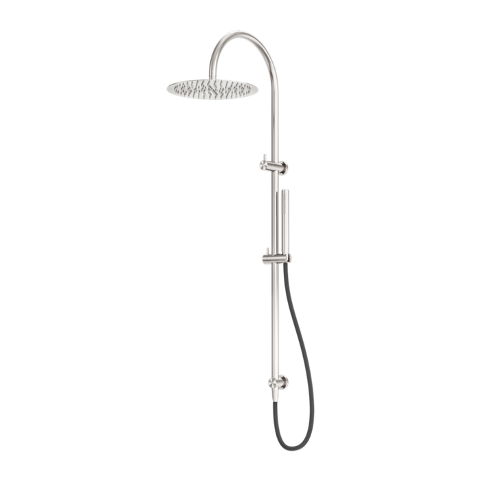 Nero Zen SS316L Twin Shower With Outdoor Shower Hose
