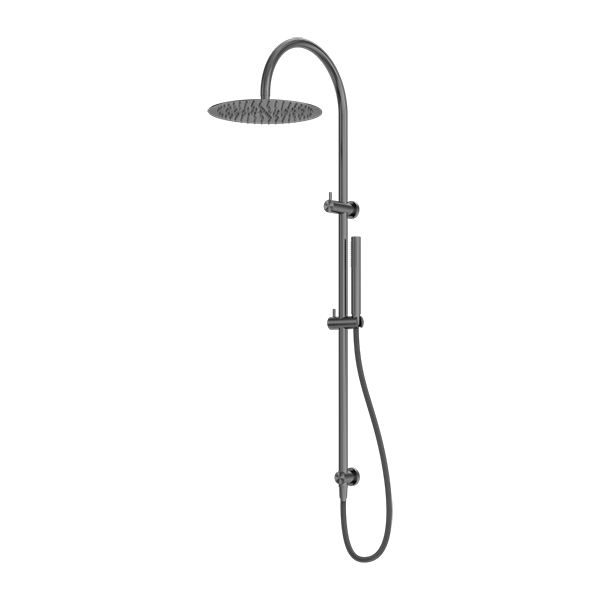Nero Zen SS316L Twin Shower With Outdoor Shower Hose