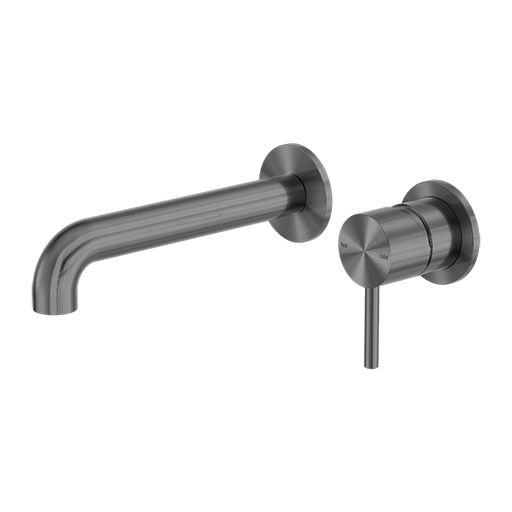 Nero Zen SS316L Wall Basin/Bath Mixer Separate Back Plate Spout