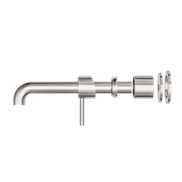 Nero Zen SS316L Wall Basin/Bath Mixer Separate Back Plate Spout Trim Kits