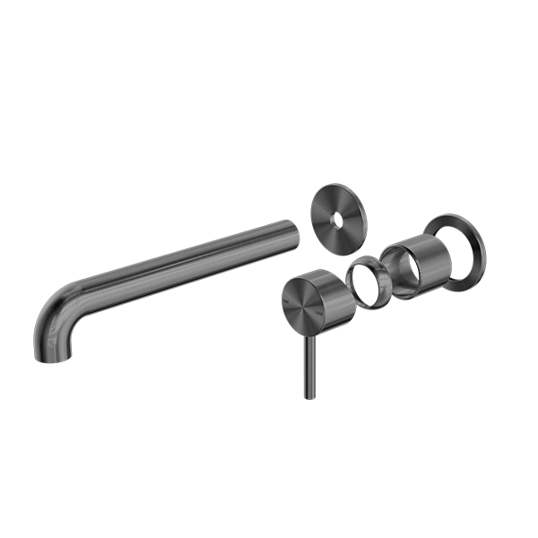 Nero Zen SS316L Wall Basin/Bath Mixer Separate Back Plate Spout Trim Kits