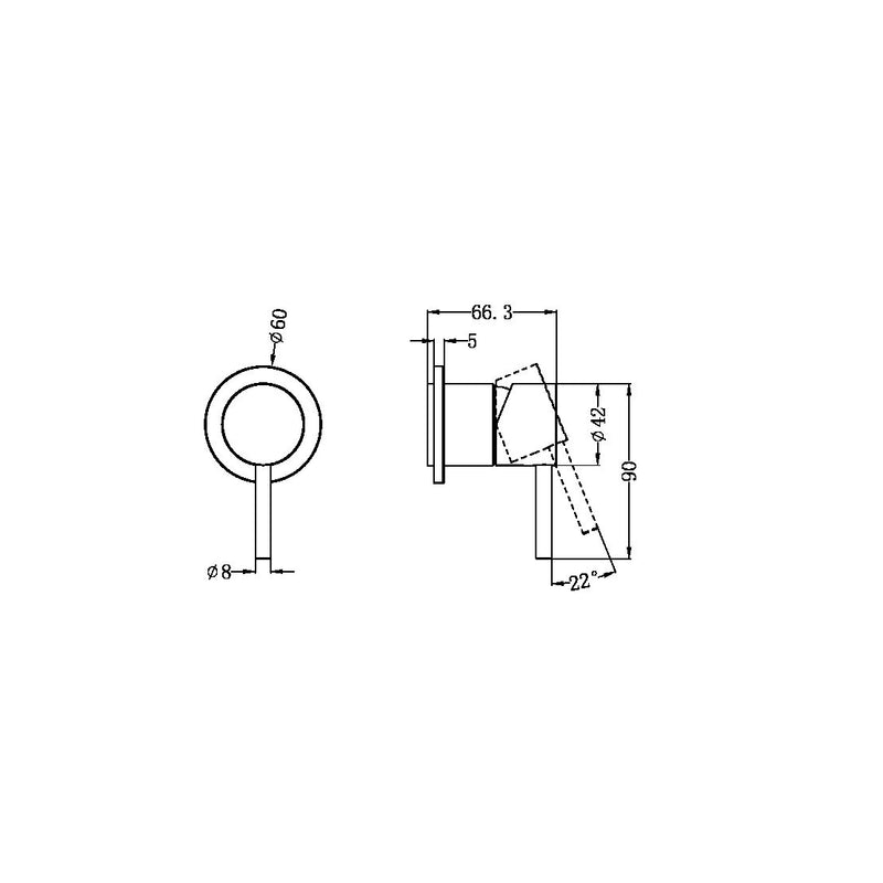 Nero Zen SS316L Shower Mixer Trim Kits