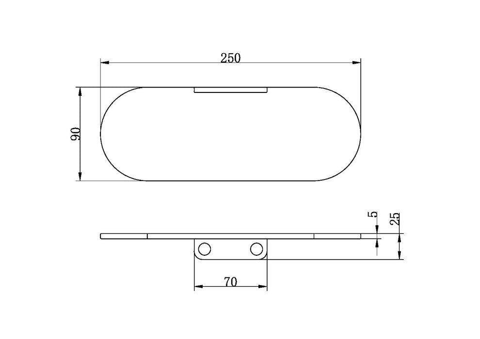 Nero Zen SS316L Soap Dish Holder