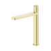 Nero Pure SS316L Tall Basin Mixer Brushed Gold