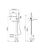 Nero Pure SS316L Progressive Freestanding Bath Mixer