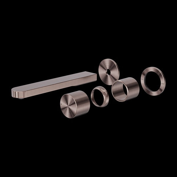 Nero Pure SS316L Wall Basin/Bath Mixer Separate Back Plate Trim Kits