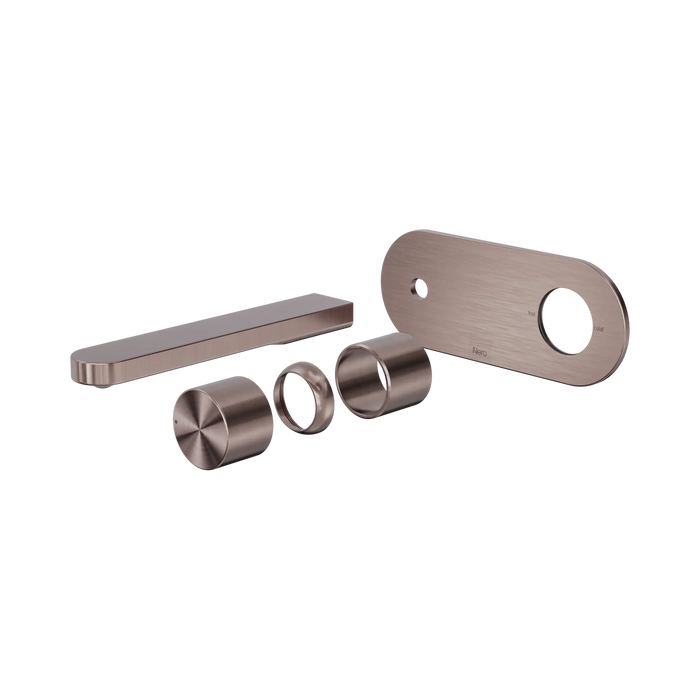 Nero Pure SS316L Progressive Wall Basin/Bath Mixer Trim Kits