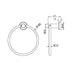 Nero Mecca Hand Towel Ring