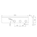 Nero Mecca Triple Soap Bottle Holder With Shelf