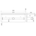 Nero Mecca Double Toilet Roll Holder With Shelf
