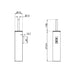 Nero Mecca Toilet Brush Holder