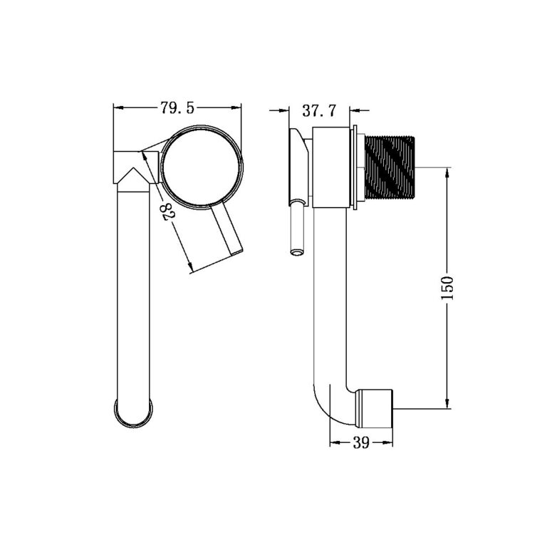 Nero Caravan Low Profile Mixer