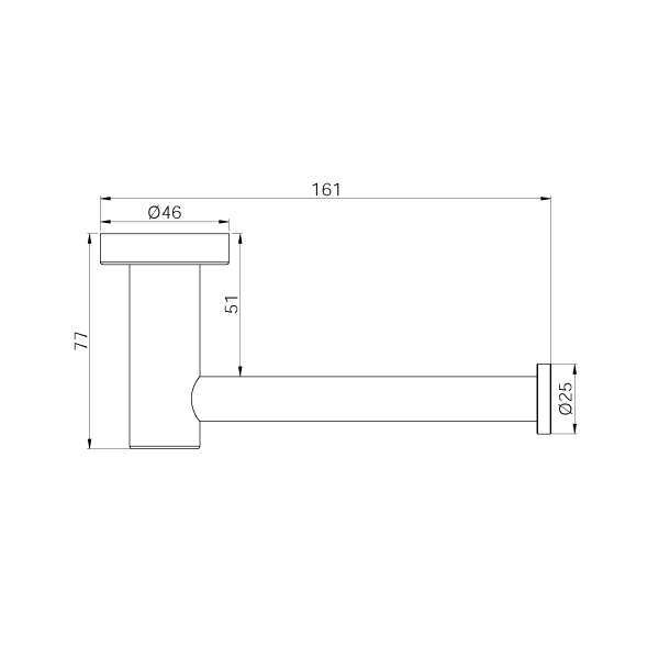 Nero Classic Toilet Roll Holder