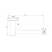 Nero Dolce II Toilet Roll Holder