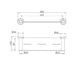 Nero Dolce II Metal Shower Shelf
