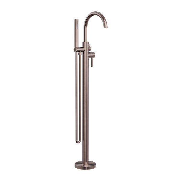 Nero Mecca Round Freestanding Mixer with Hand Shower