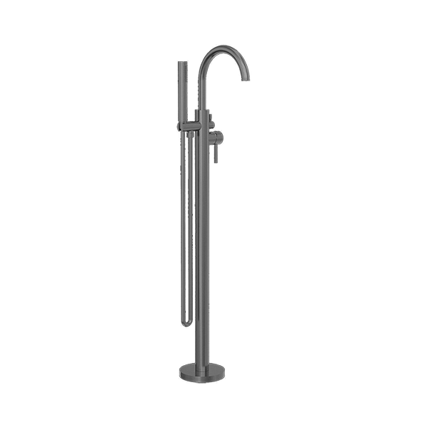 Nero Mecca Round Freestanding Mixer with Hand Shower
