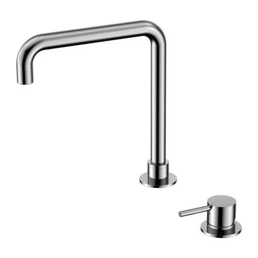 Nero Mecca Hob Basin Mixer Square Swivel Spout