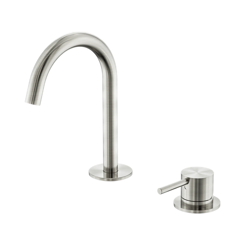 Nero  Mecca Hob Basin Mixer Set Arc Spout