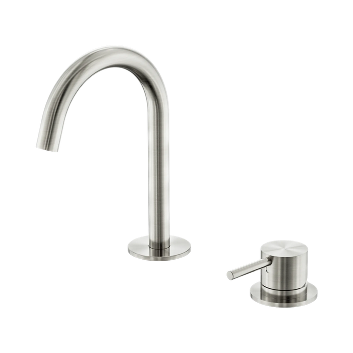 Nero  Mecca Hob Basin Mixer Set Arc Spout