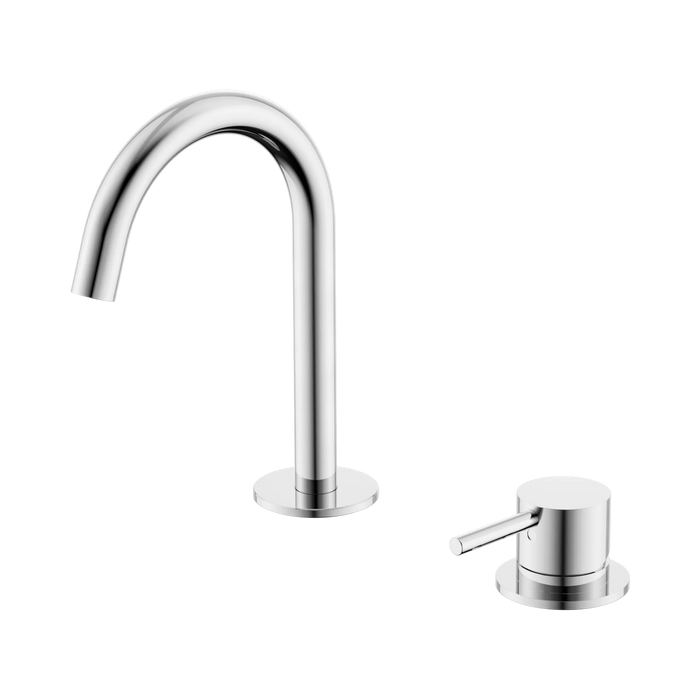 Nero  Mecca Hob Basin Mixer Set Arc Spout