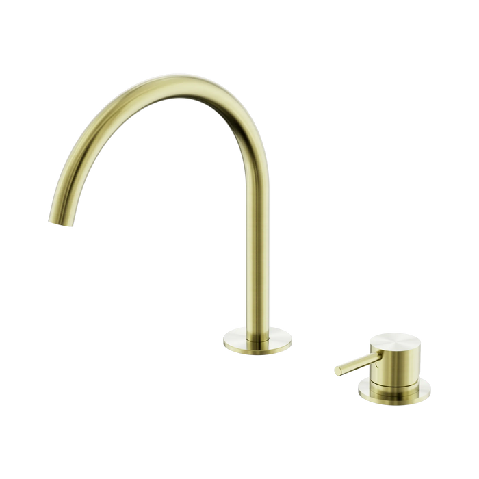 Nero Mecca Hob Bath/Kitchen Mixer Set Arc Spout