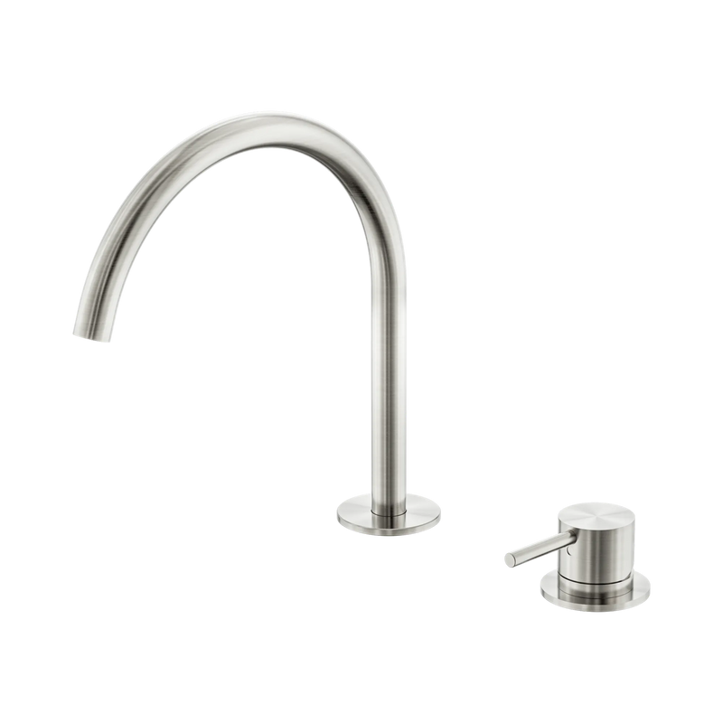 Nero Mecca Hob Bath/Kitchen Mixer Set Arc Spout