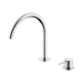 Nero Mecca Hob Bath/Kitchen Mixer Set Arc Spout