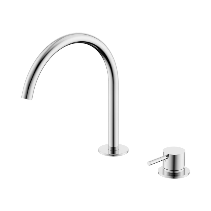 Nero Mecca Hob Bath/Kitchen Mixer Set Arc Spout