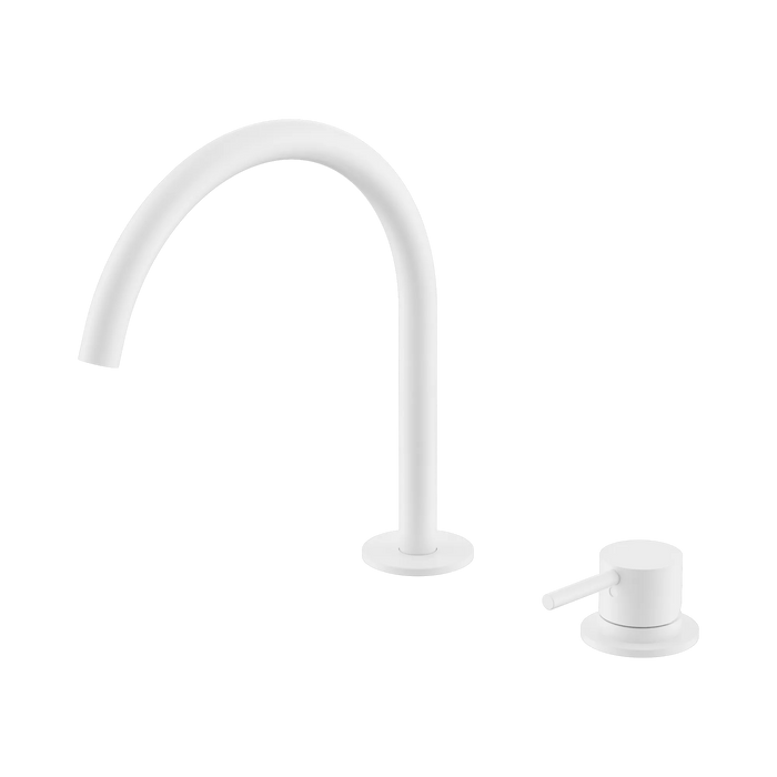 Nero Mecca Hob Bath/Kitchen Mixer Set Arc Spout