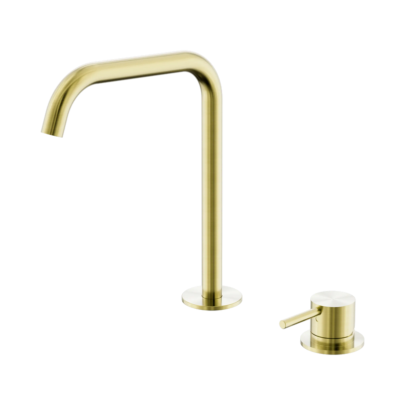 Nero Mecca Hob Bath/Kitchen Mixer Set Edge Spout