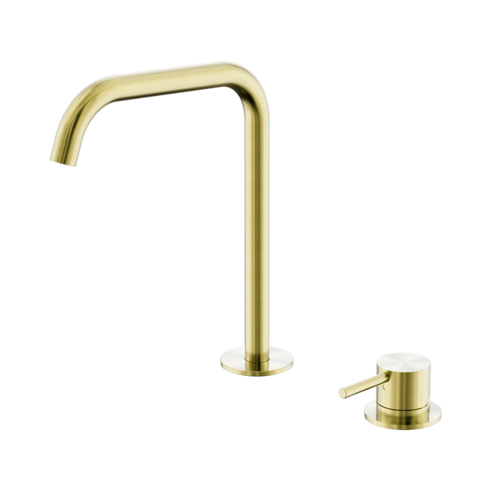 Nero Mecca Hob Bath/Kitchen Mixer Set Edge Spout
