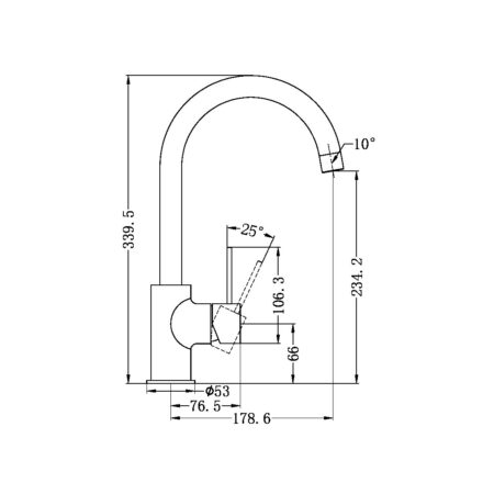 Nero Mecca Kitchen Mixer