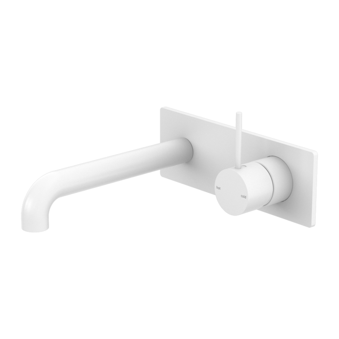 Nero Mecca Wall Basin/bath Mixer Handle Up