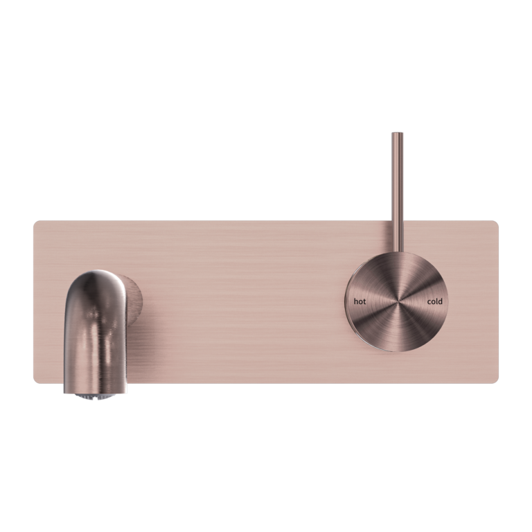 Nero Mecca Wall Basin/bath Mixer Handle Up