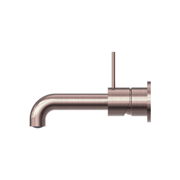 Nero Mecca Wall Basin/bath Mixer Separate Back Plate Handle Up