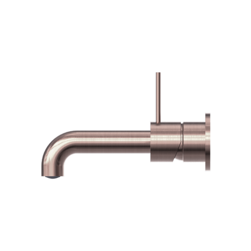 Nero Mecca Wall Basin/bath Mixer Separate Back Plate Handle Up