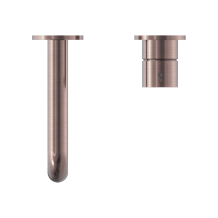 Nero Mecca Wall Basin/bath Mixer Separate Back Plate Handle Up