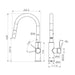 Nero Mecca Smart Sensor Pull Out Kitchen Mixer