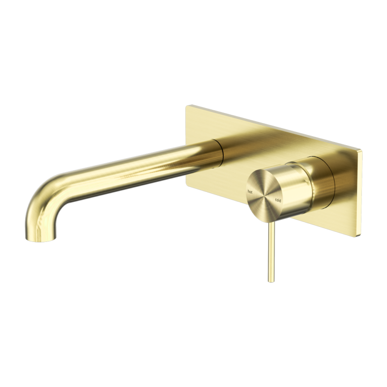 Nero Mecca Wall Basin/bath Mixer 120/160/185/230/260mm