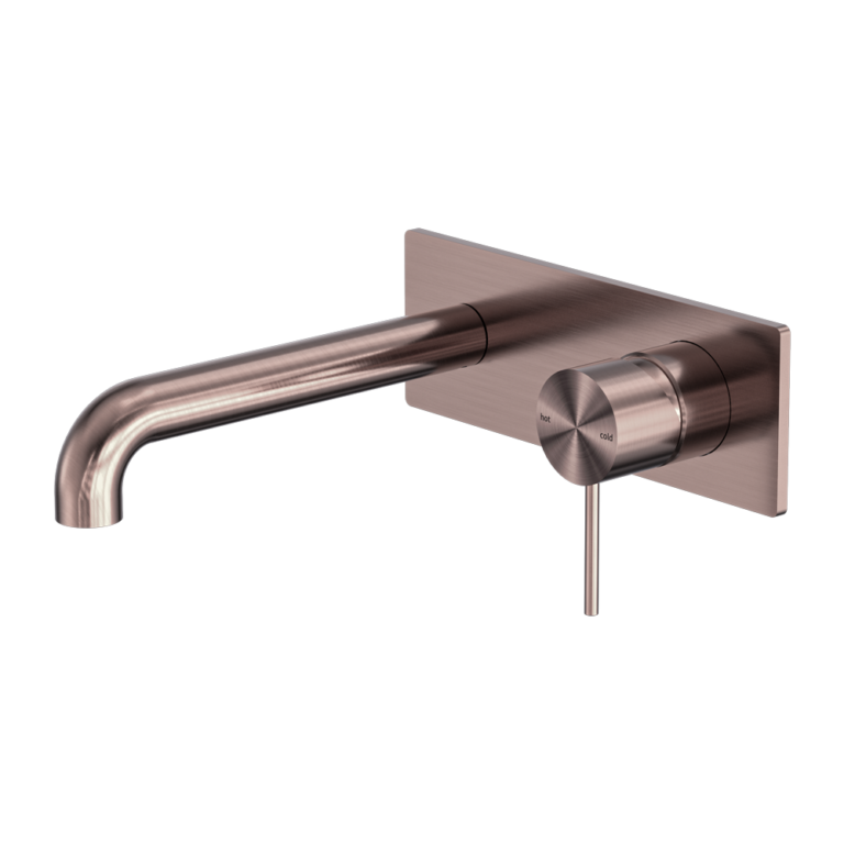 Nero Mecca Wall Basin/bath Mixer 120/160/185/230/260mm