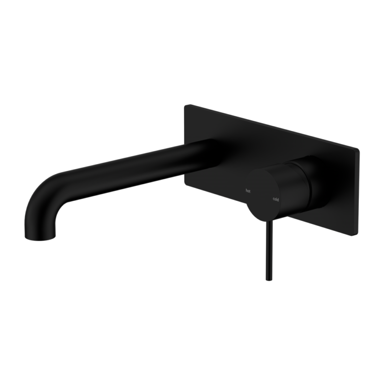 Nero Mecca Wall Basin/bath Mixer 120/160/185/230/260mm