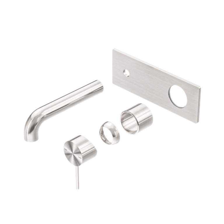 Nero Mecca Wall Basin/Bath Mixer 120/160/185/230/260mm Trim Kits