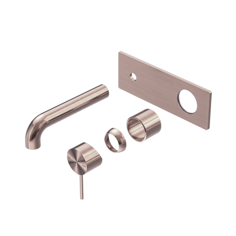 Nero Mecca Wall Basin/Bath Mixer 120/160/185/230/260mm Trim Kits