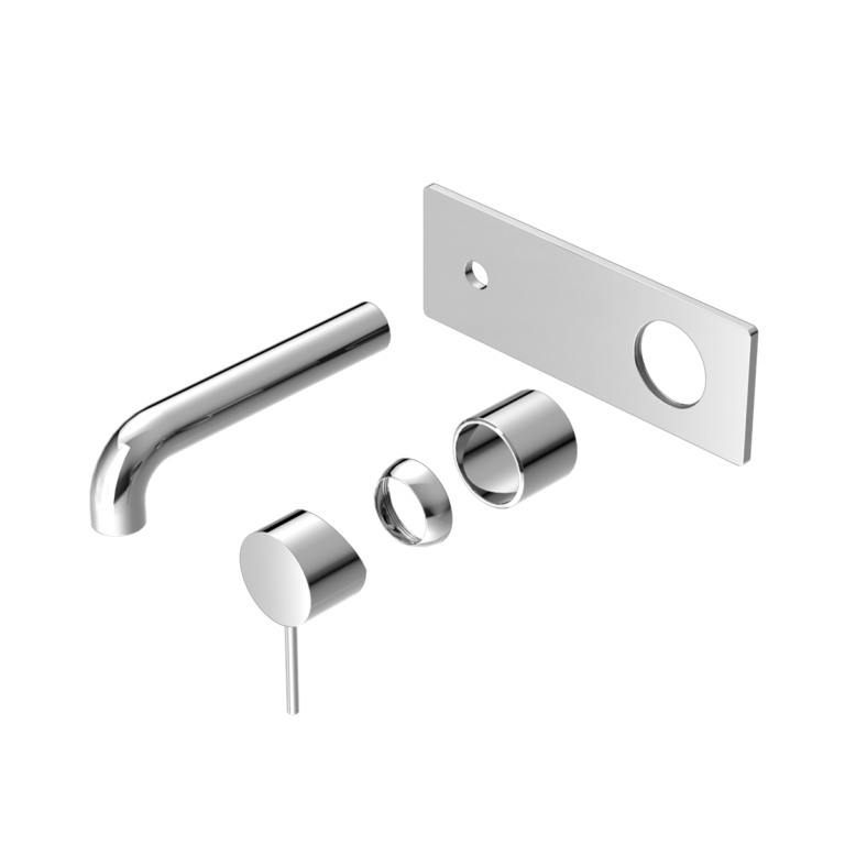 Nero Mecca Wall Basin/Bath Mixer 120/160/185/230/260mm Trim Kits