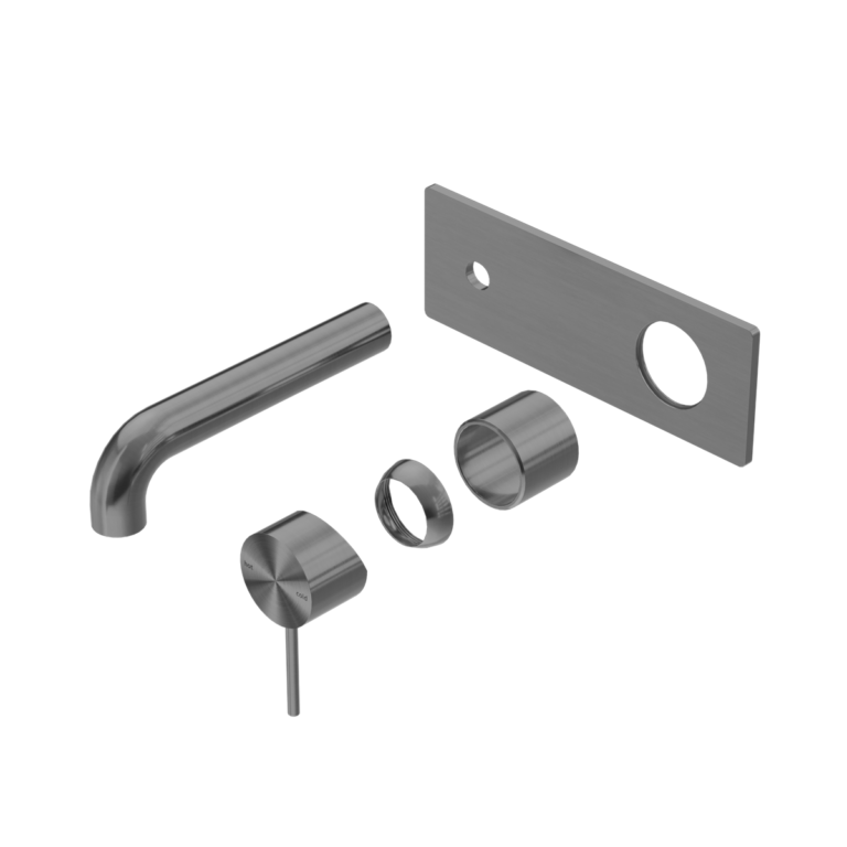 Nero Mecca Wall Basin/Bath Mixer 120/160/185/230/260mm Trim Kits